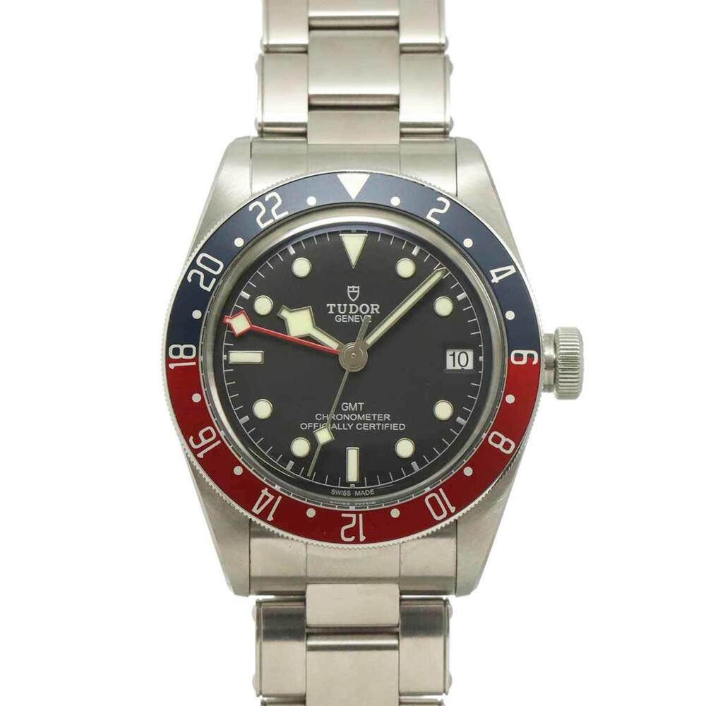Tudor Heritage Black Bay GMT 79830RB Men's Watch, Date, Black, Automatic Move...